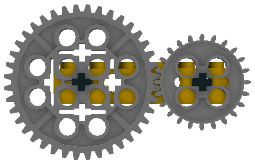 two gear assembly from LDD