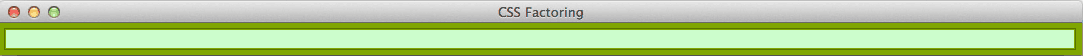 CSS Factoring interface